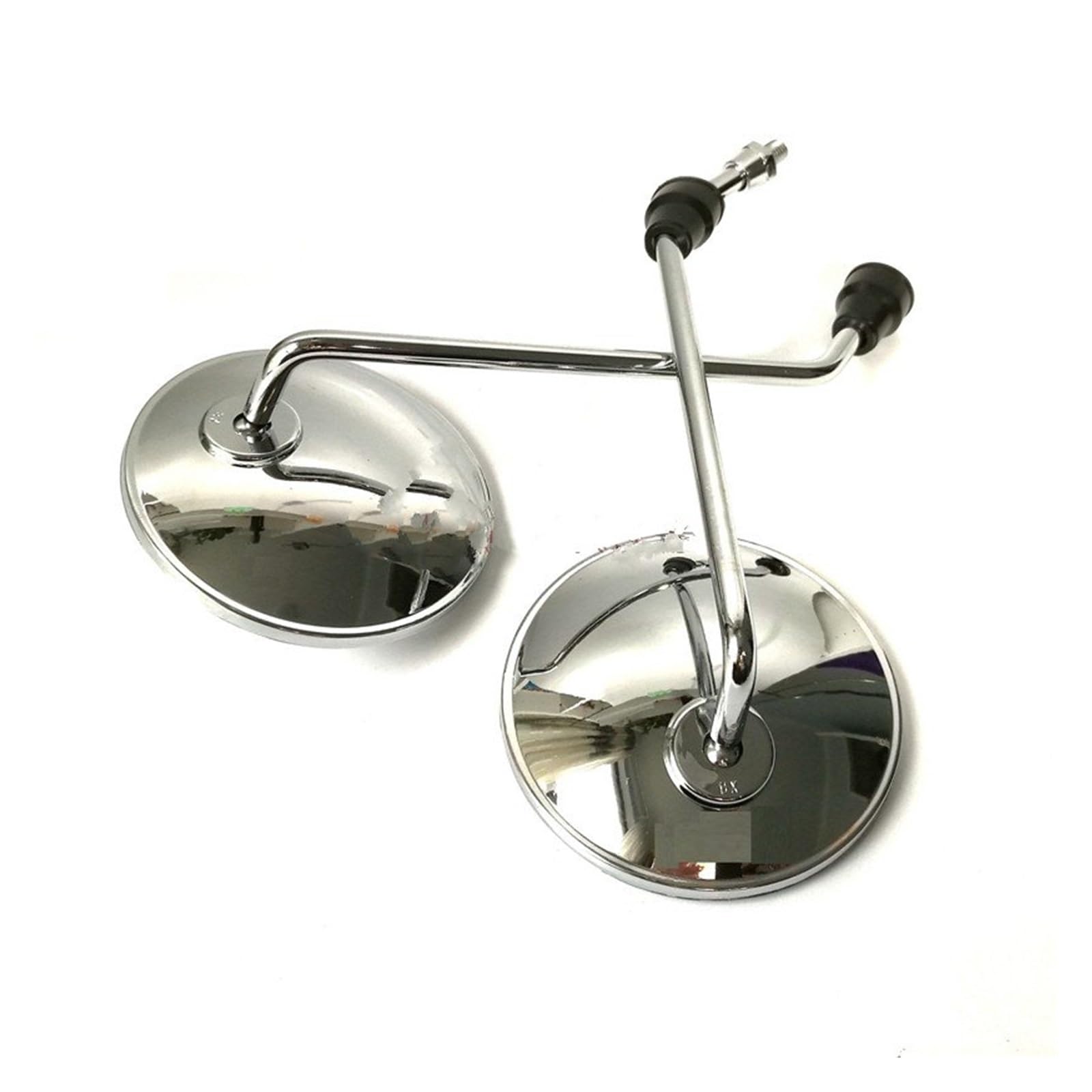 Rétroviseur moto Rétroviseurs Cyclomoteur Rétroviseur Latéral 8mm Rond Moto Rétroviseur Pour Électrique Pour Vélo Rétroviseur 2 Pièces/paire Rétroviseur pour vélo
