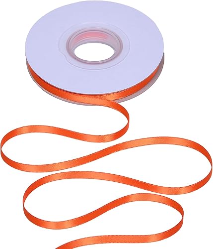 Miniatura 193 de YAMA Cinta de satén de doble cara, 7/8 pulgadas, 25 yardas para envolver regalos, color rosa