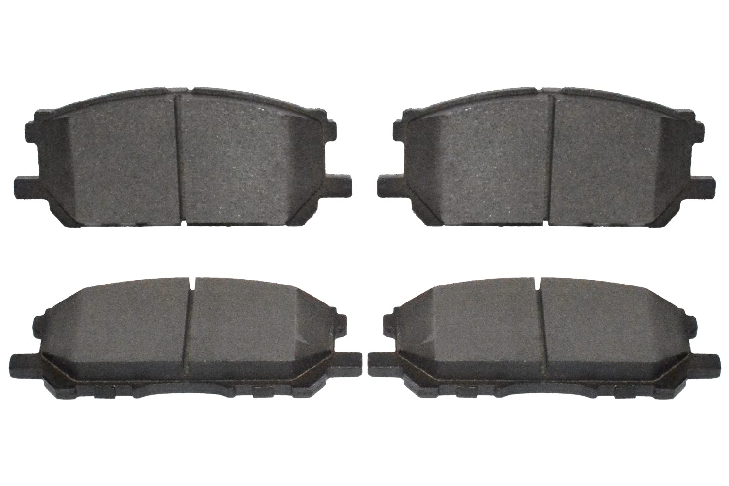 Front Rear Brakes Pad Automotive Premium Ceramic Disc Brake Pads Set Vehicle Replacement Part for Lexus Infiniti Nissan Dodge Attitude Hyundai Accent (D1005, Front)