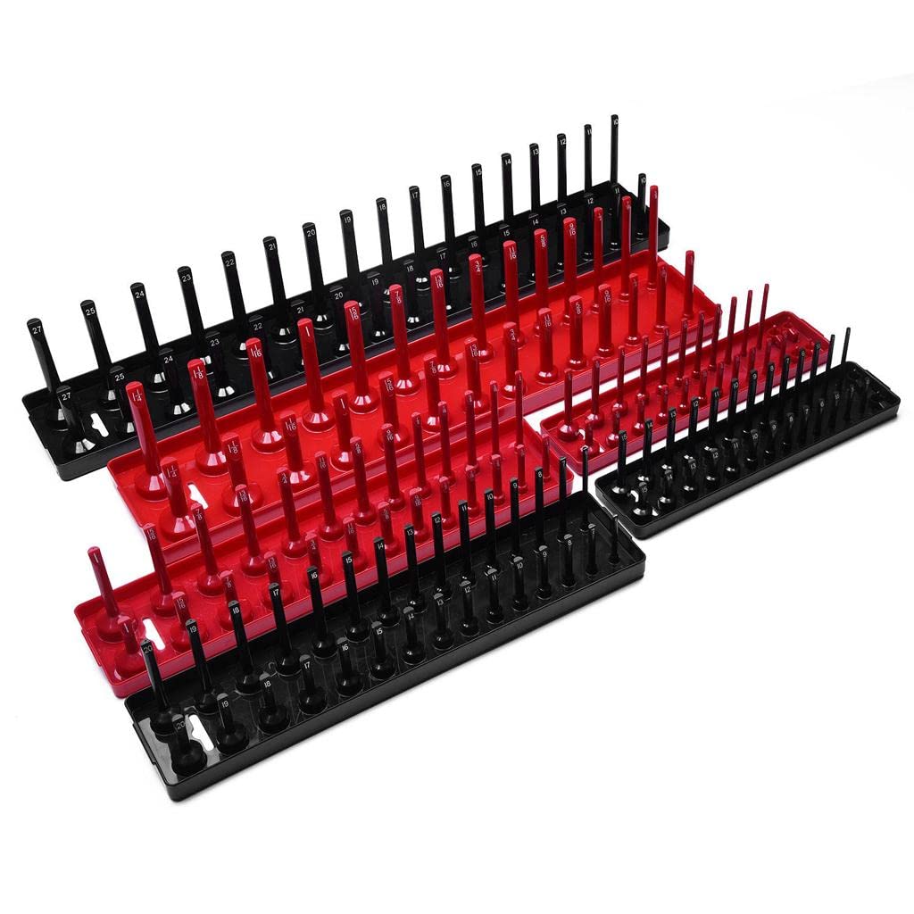 Metric Socket Tray Rack Holder Storage Tool Organizer 0.25inch Black|Home & Garden | Tools | Hand Tools | Other Hand Tools-image-23