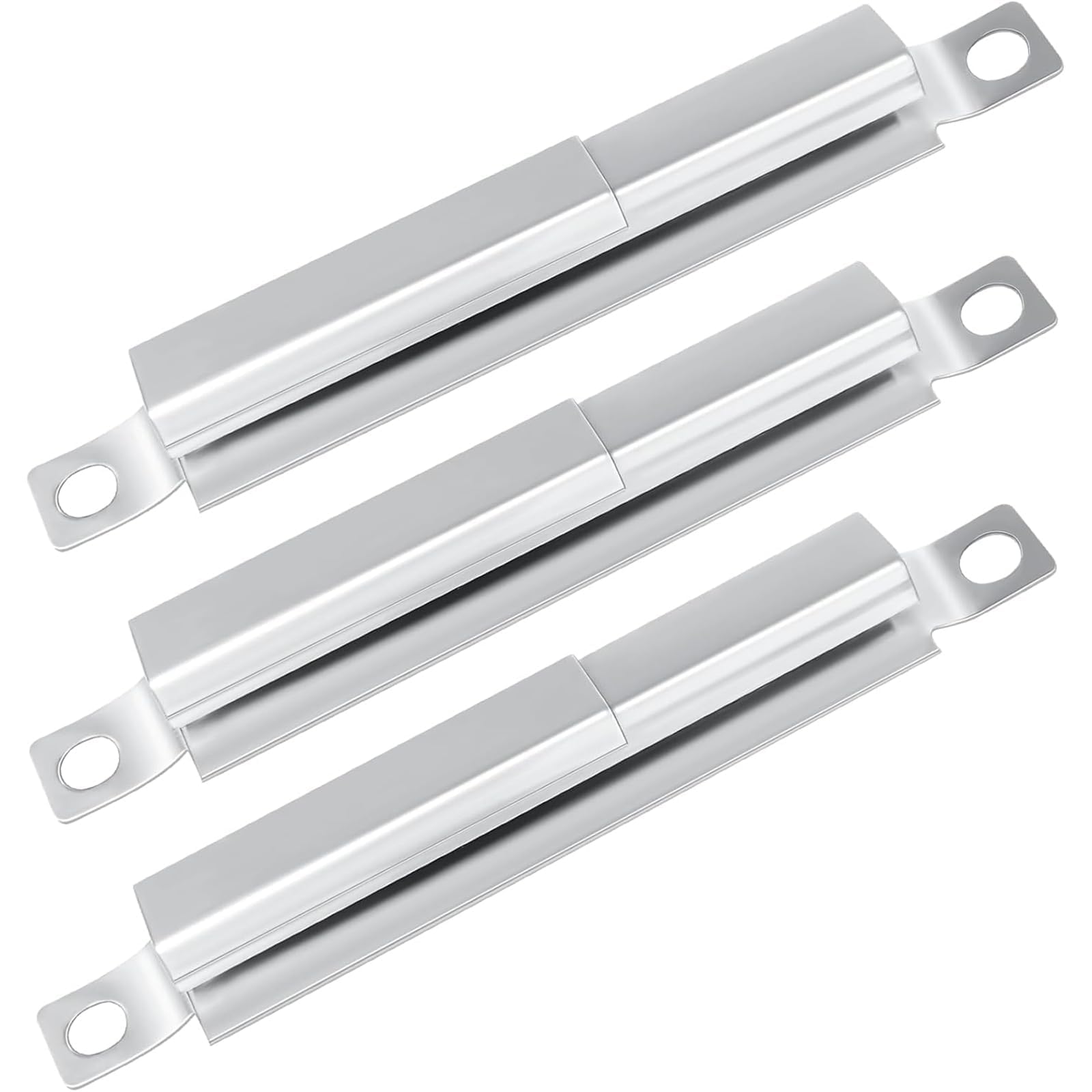 Lot De 3 Cache-brûleurs Universels Acier Inoxydable 39,5 X 12,5 Cm – Pour Enders Kansas, Landmann Triton, Avalon & Plus