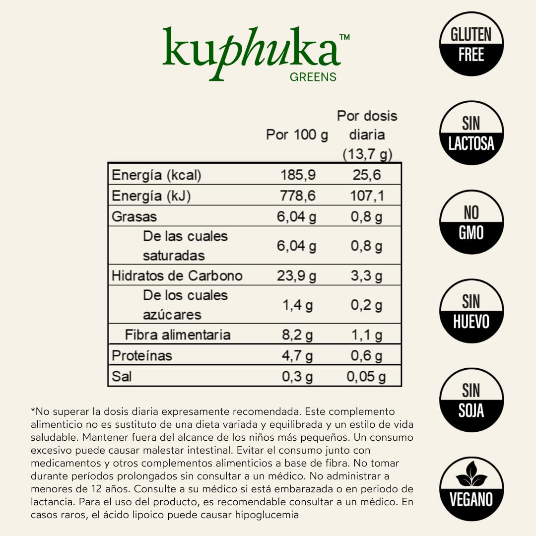 Super Foods en Polvo | NUEVA FÓRMULA 2025 | +70 Greens, Vitaminas, Minerales, Probióticos y Antioxidantes – 100% Natural, Vegano, Gluten Free (Piña/Coco)(411 g (30 dosis))
