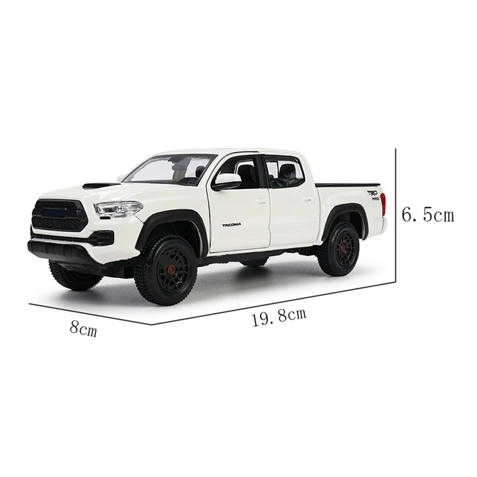 1:27 Dla TRD Pro Model Samochodowy, Odlewanie ciśnieniowe Modele Statyczne Zabawki Prezent (Szary B, with Box)
