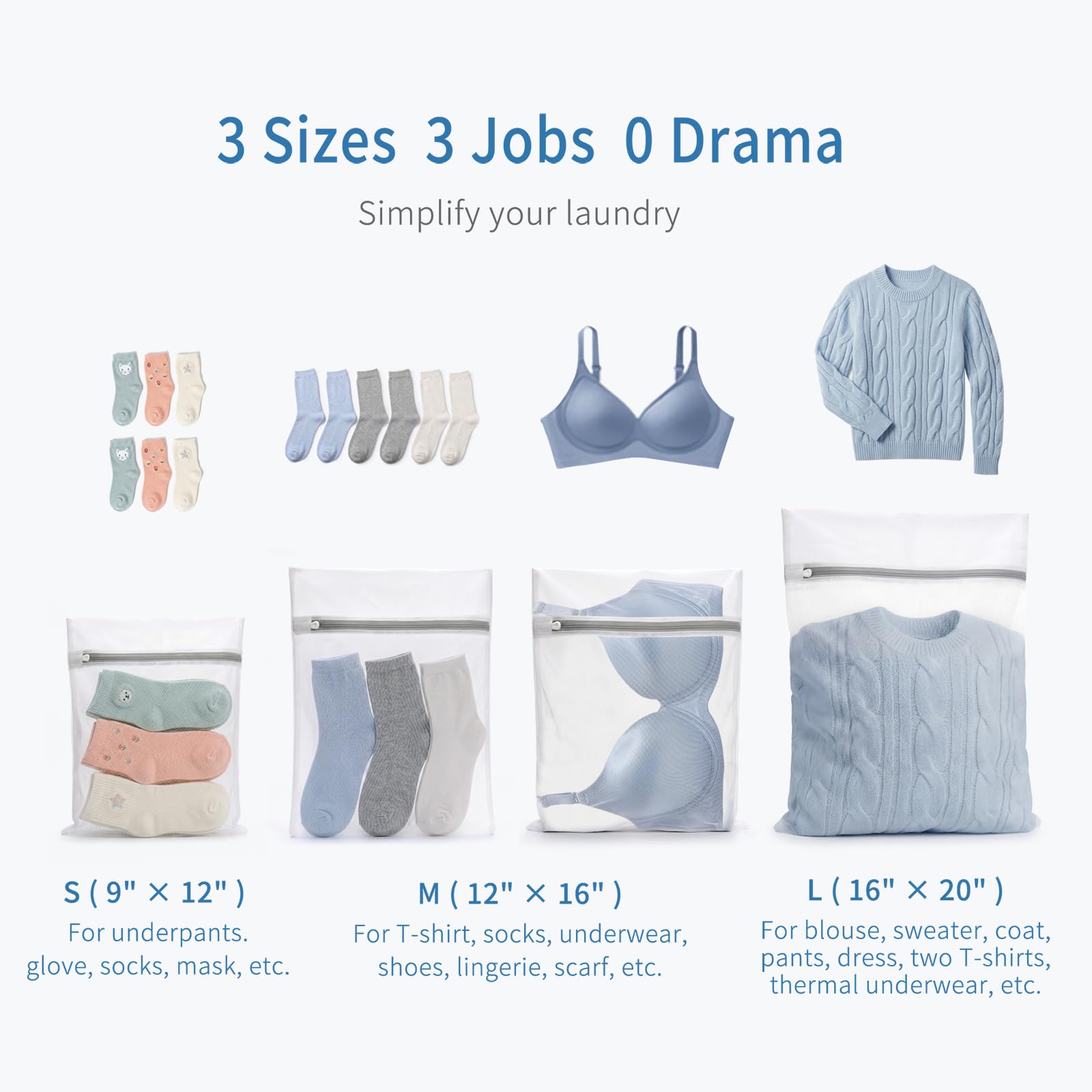 Muchfun Laundry Bags - Protect Delicates -2