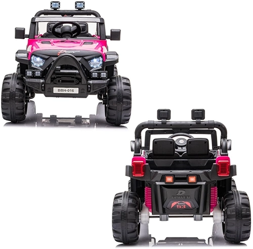 Carro Elétrico 12v Infantil Motorizado Mini Jipe Thor Baby Style (Rosa)