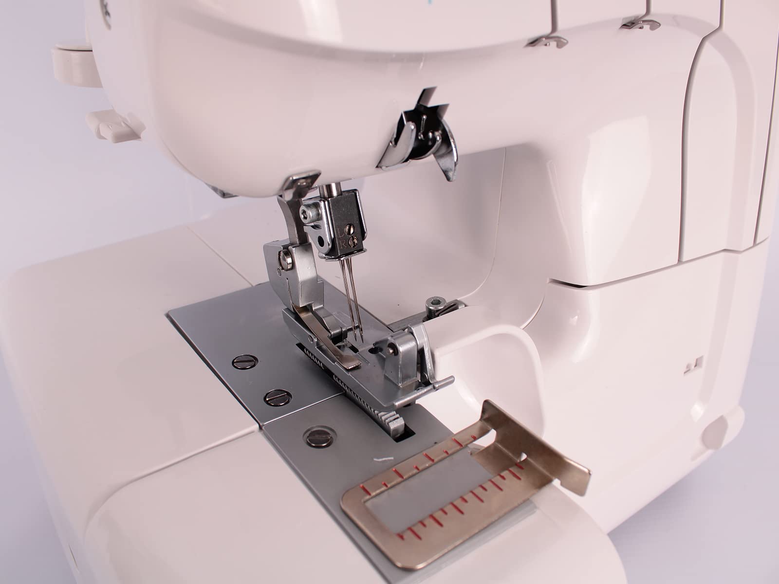 Lumina Point Serger Sewing Machine, Easy to Use, Ideal Seam Guide for