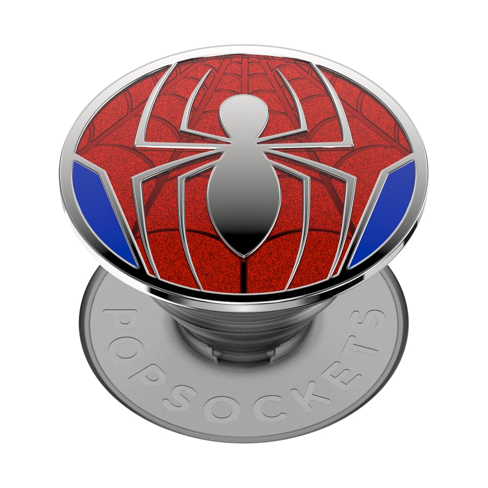 PopSockets: ​​​​Phone Grip with Expanding Kickstand,Adhesive Grip, Spiderman - Peter Parker SuitCarbon Neutral Certified by SCS Global Services