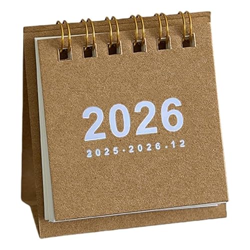 2025小さなデスクカレンダー毎月のページタイムマネージメントオフィスや勉強宇宙ベッドサイドテーブルカレンダーに適した簡単な計画のためのマネージメント