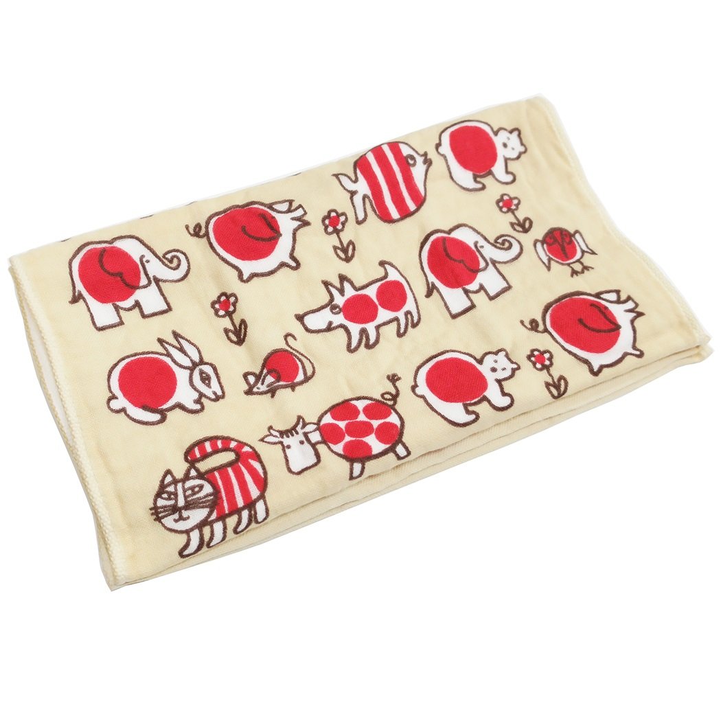 ☆ 丸眞 ガーゼ フェイスタオル リサラーソン ガーゼスケ 011900 422 : 丸眞 フェイスタオル LISA LARSON リサ・ラーソン 34