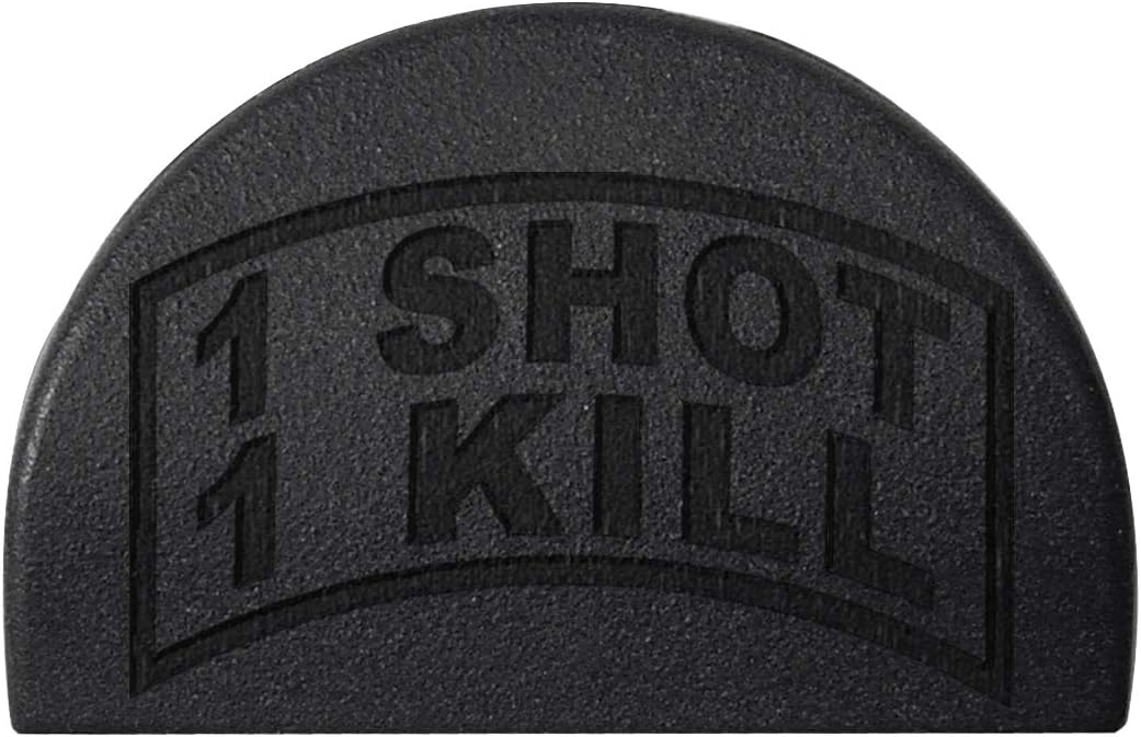 NDZ Performance Jentra JP-1 Grip Slug Plug for Glock 17 19 20 21 22 23 24 31 32 34 35 37 38 GEN 1-3 Custom Engraved - One Shot One Kill Banner