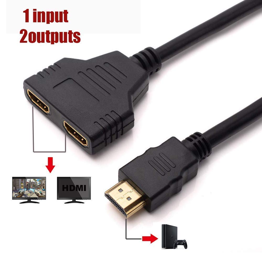 Câble De Répartition HDMI 1 Adaptateur Mâle Vers 2 Femelle 1HDMI Entrée 2 Câble De Sortie HDMI - Chine Câble De Haute Qualité, Câble Audio Câble