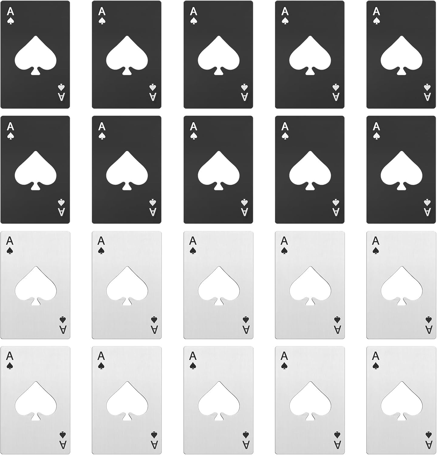 Décapsuleur as de pique pour animation de soirée casino et anniversaires