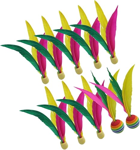 Miniatura 5 de Vaguelly 30 piezas de volante de bádminton elástico para niños