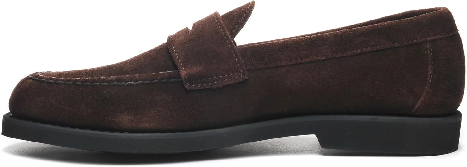 Sebago Men's Ryan Suede Polaris Loafers, Dark Brown, 9.5 Medium US