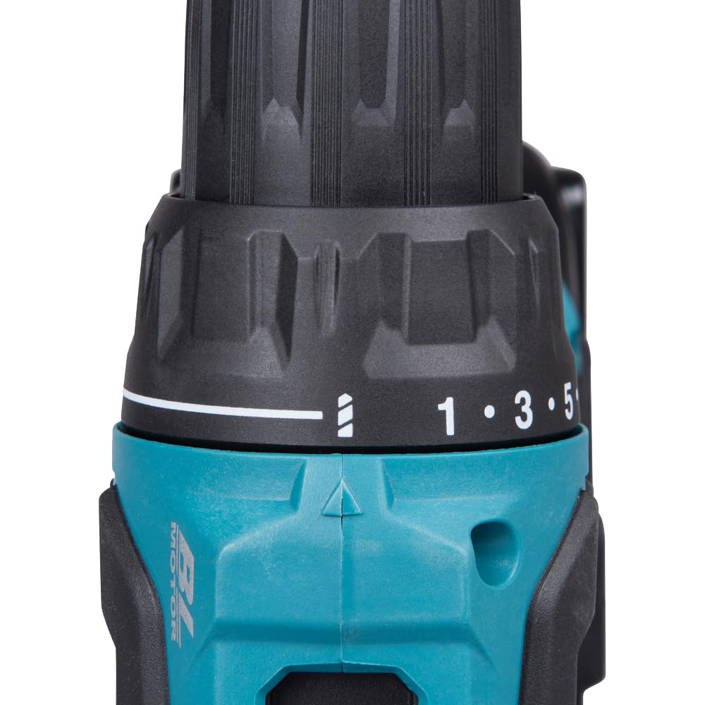 MAKITA DDF490WVE - Taladro atornillador 18V 65Nm. Incluye Taladro, 2 baterias de 2Ah, cargador y maletín
