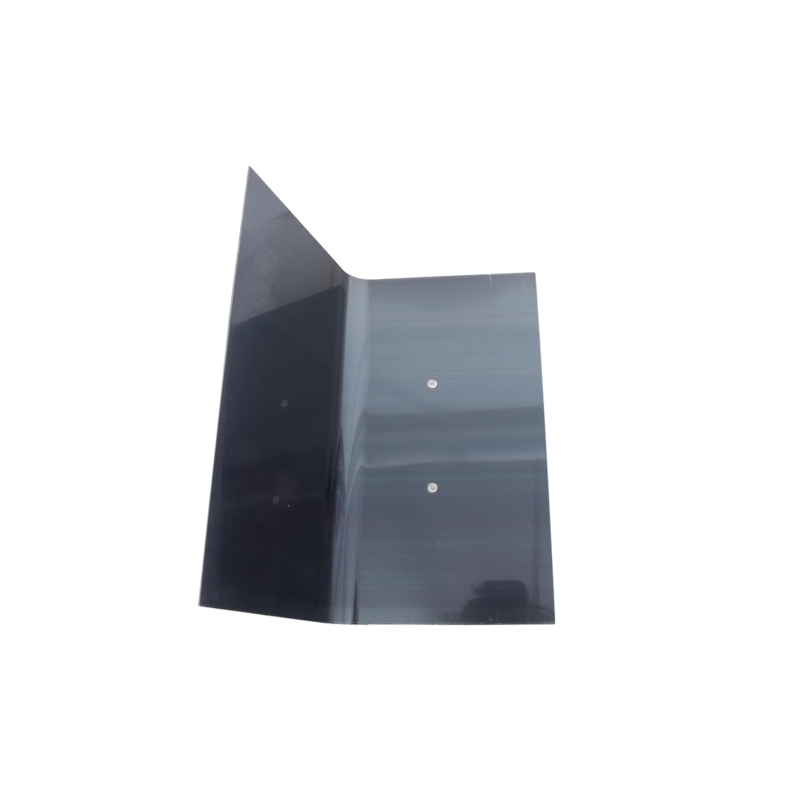 Kielnia z zaokrąglonym narożnikiem zewnętrznym Marshalltown, uchwyt Durasoft, R 19 mm, stal niebieska, wymiary: 229x127x127 mm