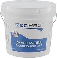 Vista 1 de RecPro Adhesivo enrollable para suelo RV Grado marino A base de agua 1 galón