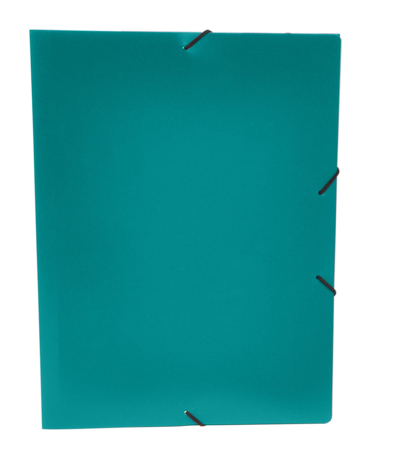 Viquel Polypropylene Folder with 3 Flaps Elasticated Closure A4 Green