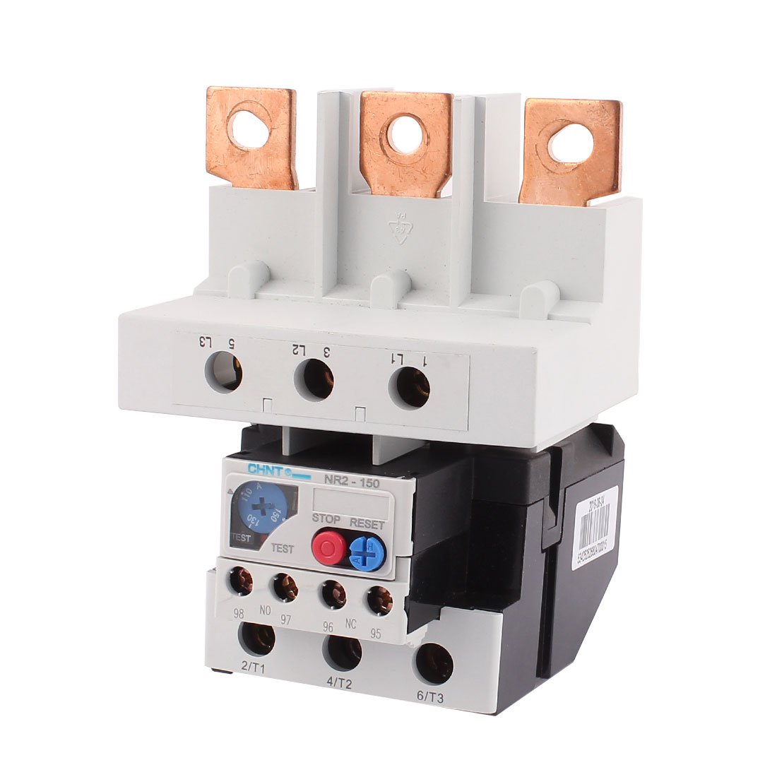 Aexit NR2-150 110-150A 3 polos 1 NO 1 NC Protector del motor eléctrico Relé de sobrecarga térmica autorizado w Base (ba839b5d3489d7ccd6708117cf871303)