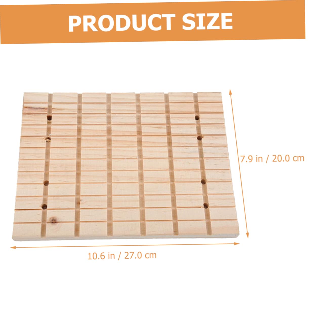 Toyvian 2pezzi Tiragraffi in Legno per Piccoli Animali Domestici Piastra per Levigatura di Conigli Accessorio per Animali Domestici Durevole e Pratico per Gabbie e Recinti