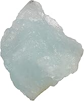 Vista 1 de GEMHUB Aguamarina natural en bruto 377.4 qt. Piedra preciosa suelta certificada AA++ para decoración del hogar, Piedra