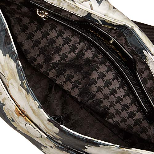 Karl Lagerfeld Paris Cara Flap Messenger Bag, forest multi Floral