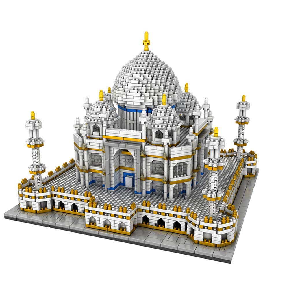 Portable Blocks Kit Model Taj Mahal Atomic Building Blocks Kit 3950pcs Gift Toy for Kids