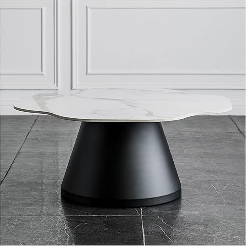 BNNP Mesa de té para sala de estar mesa auxiliar moderna hecha a mano mesa de centro giratoria pequeña decoración de oficina mesa de café sofá para