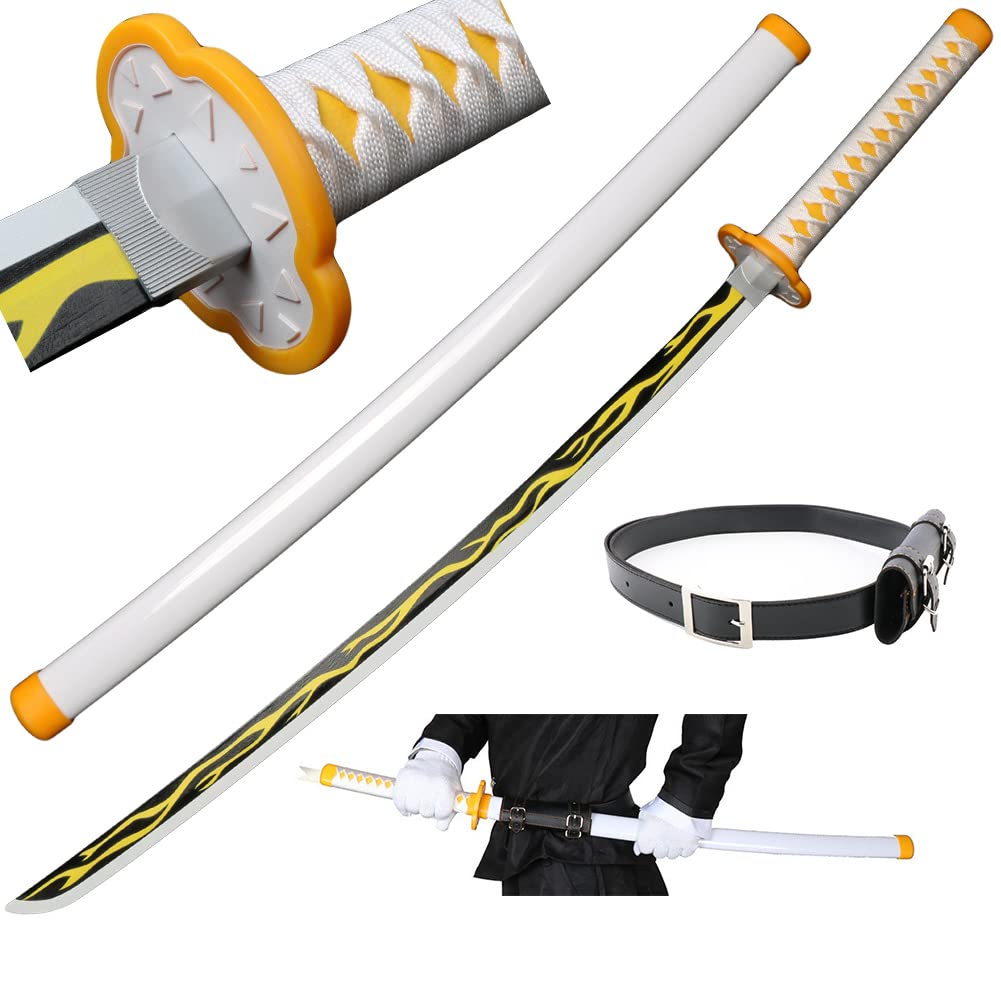 Buy Bamboo Demon Slayer Sword for Cosplay, Katana Sword Samurai Anime