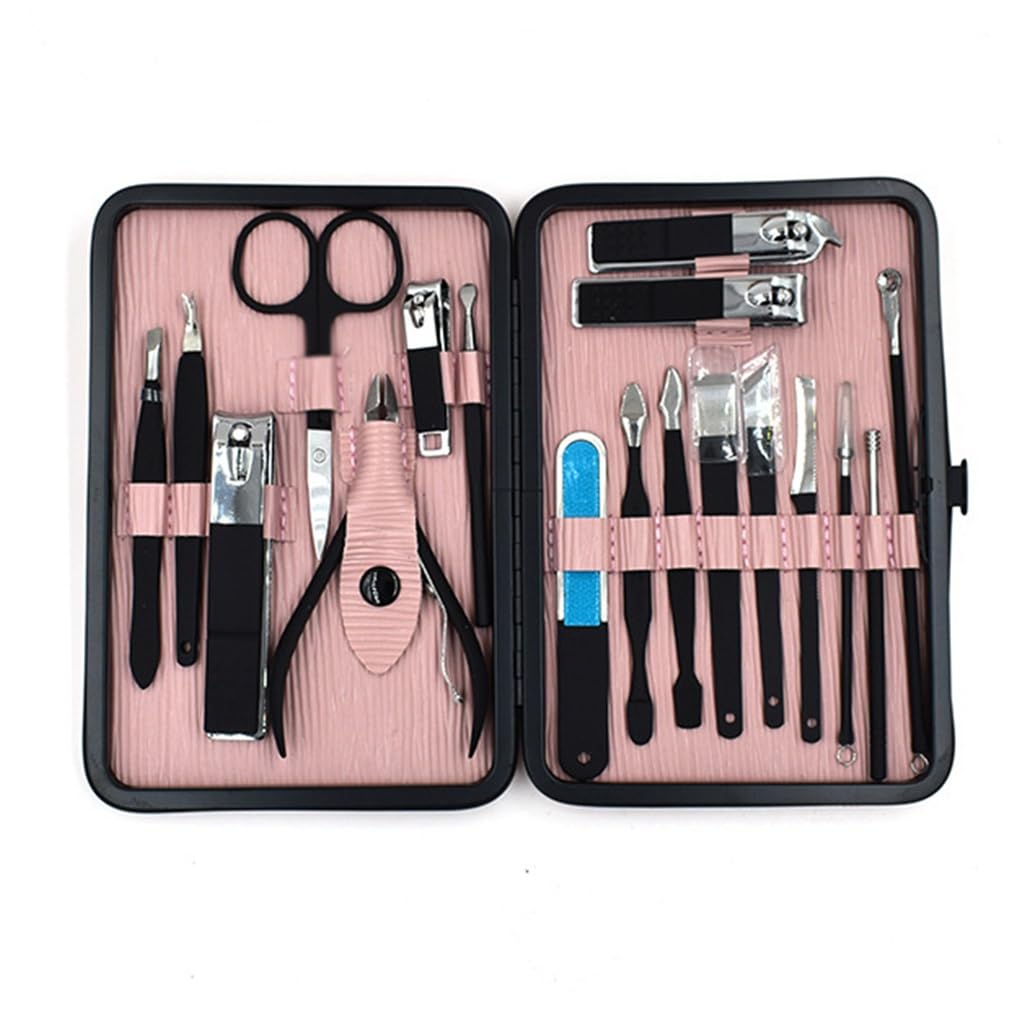 18 Pieces Stainless Steel Dead Skin Scissors Nail Tools Nail Clippers Full Set of Nail Clipperss
