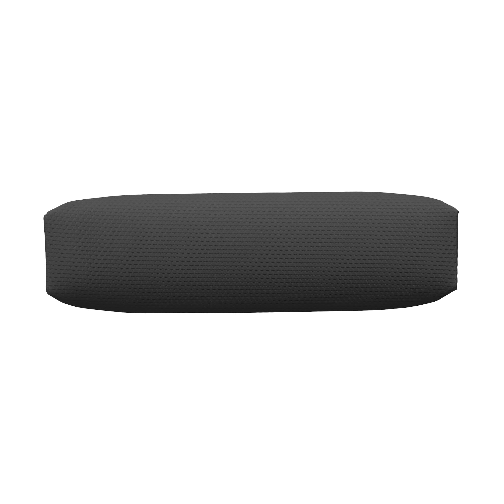 kwmobile Headband Cushion Pad Compatible with JBL Quantum 100X / Quantum 100 - Headphones PU Leather Cushion - Dark Grey