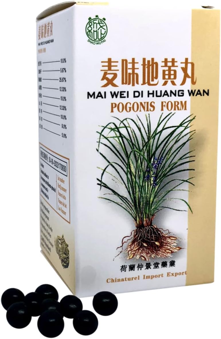 Mai Wei Di Huang Wan Pogonis Shape - Herbal Formula 200 Pills