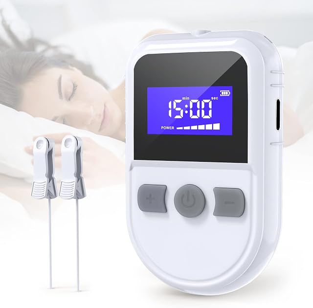 iKeener Sleep Aid Machine for Insomnia,FDA Cleared Handheld Sleep Aid Instrument,Sleep Aid Device with USB Charging for Fast Fall Asleep,Improving Light Sleep Anxiety Depression Headache Reliever