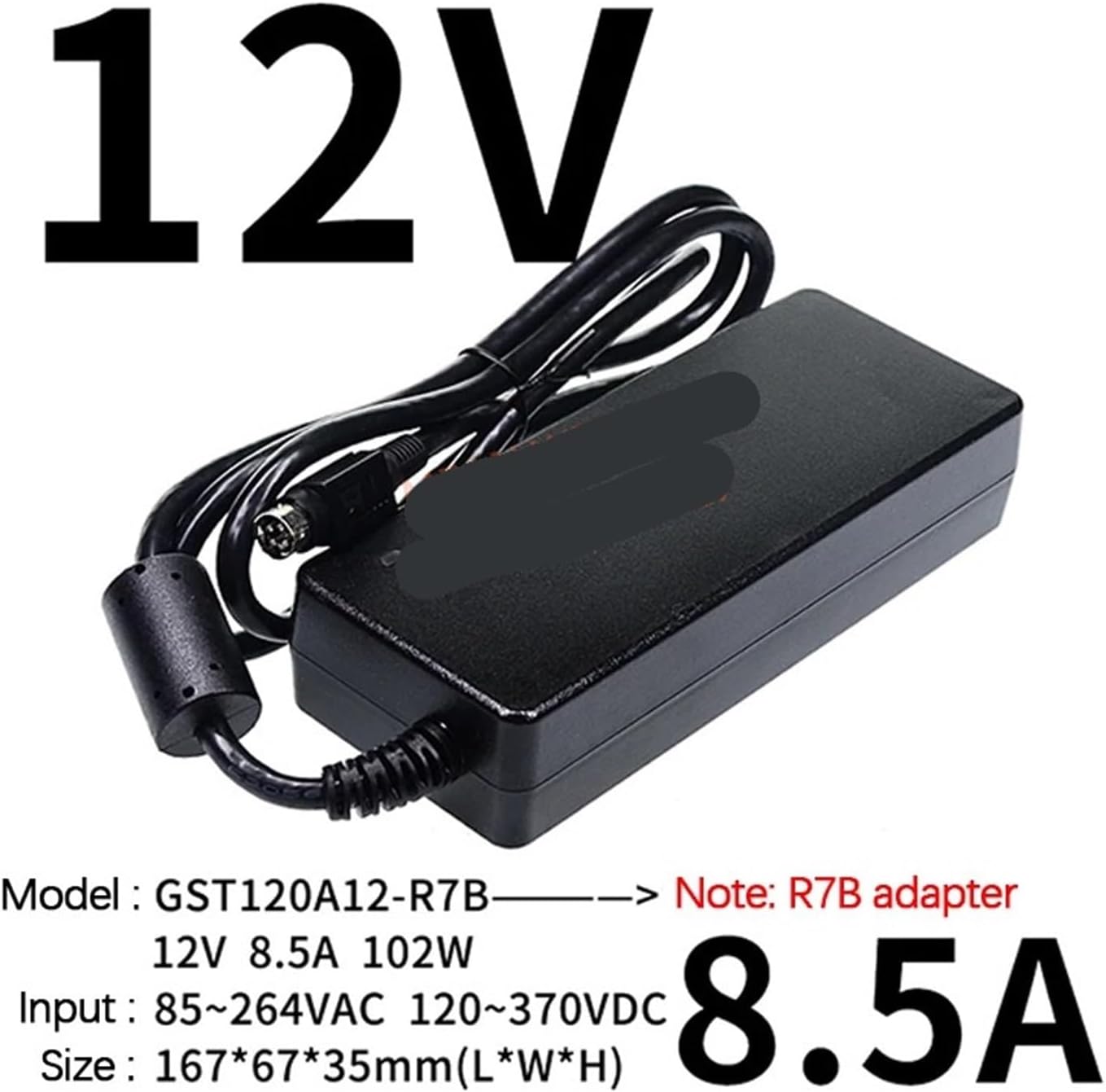 Power Supply 120W AC-DC GST120A12 15 20 GST120A24 GST120A48 -R7B -P1M(GST120A12-R7B)