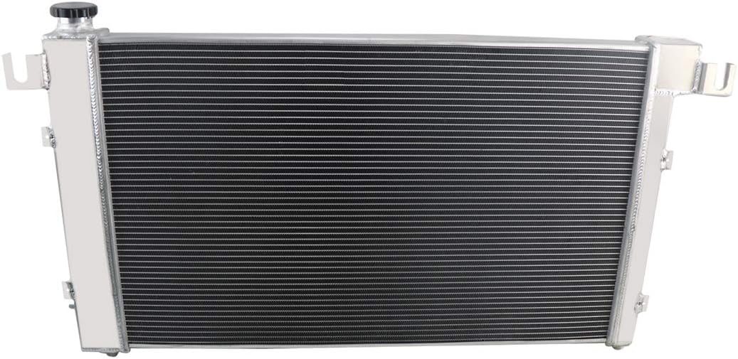 Primecooling 52MM 3 Row Core Aluminum Radiator for Dodge Ram 1500 2500 3500 5.9L Gas V8 Trucks 1998-2002