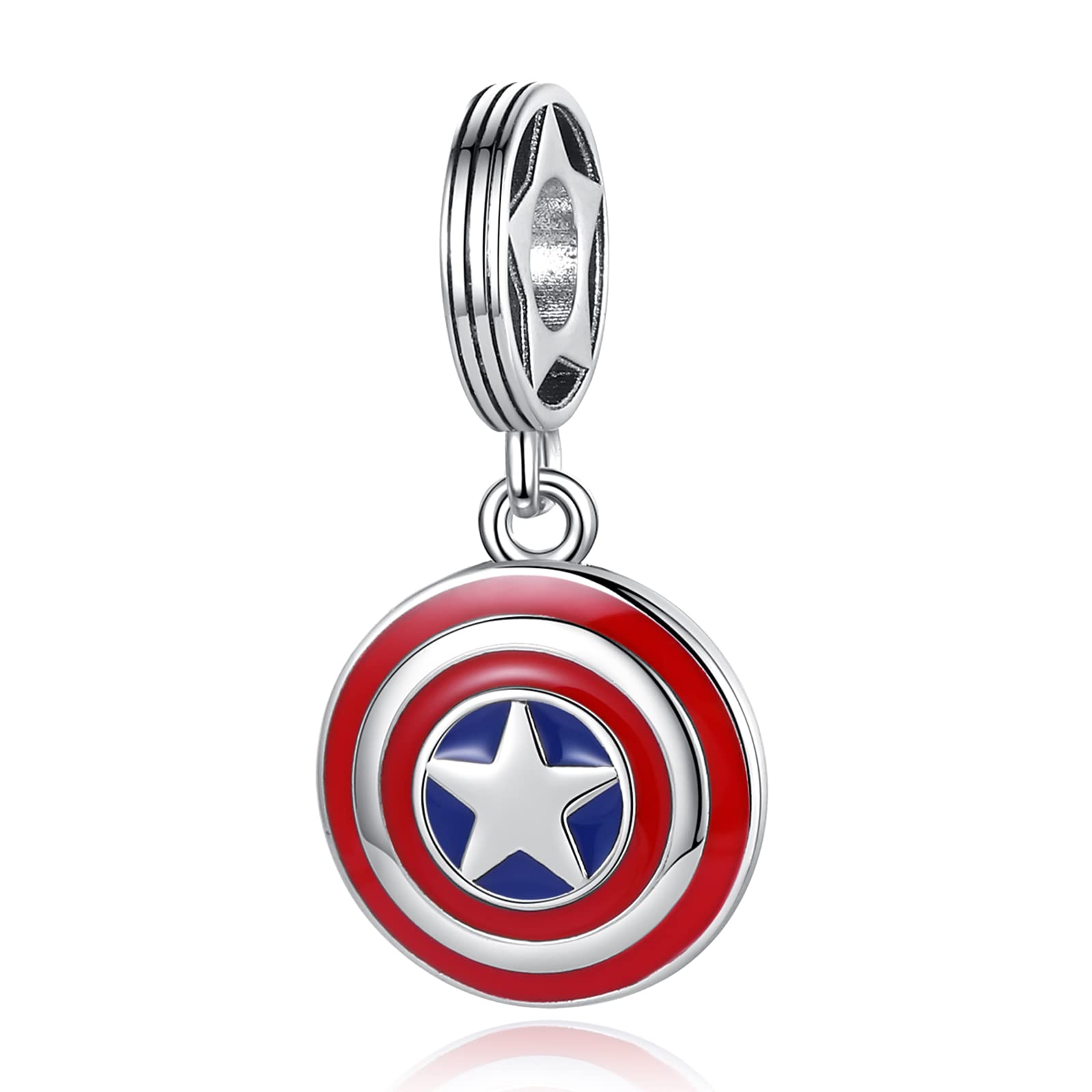 H.ZHENYUESpider Hero Man S925 Sterling Silver Charm Pendant Dangle Beads for Bracelet Necklace for Women Girls Gifts