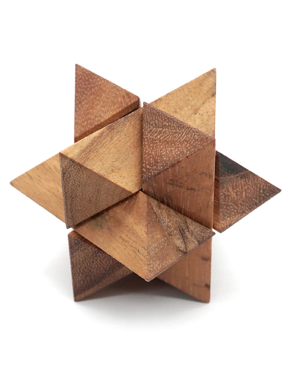 BSIRI Adults Games Gifts Wooden Star Cube Puzzle Game Brain Teasers of The Logic Games for Kids and Teen to Challenge Puzzles for Fun Entertaining Things and Educational Tools of Parents