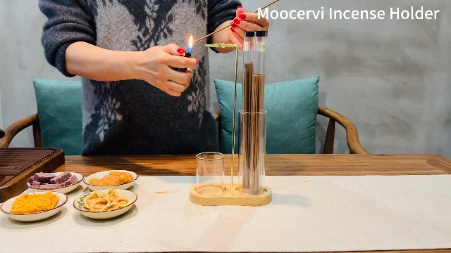 Amazon.com: Moocervi Glass Incense Holder, 2 in1 Incense Sticks