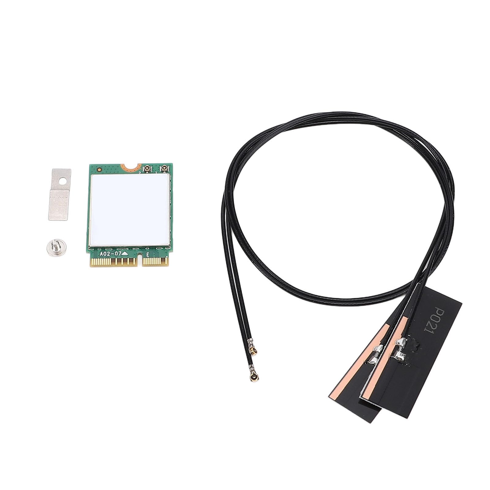 Ax201NGW Tarjeta Inalámbrica M.2 Módulo de Computadora Portátil WiFi con Bluetooth 5.0,3000Mbps 2.4GHz y 5 GHz Double WiFi 6 Adaptador de (Antenas construidas)