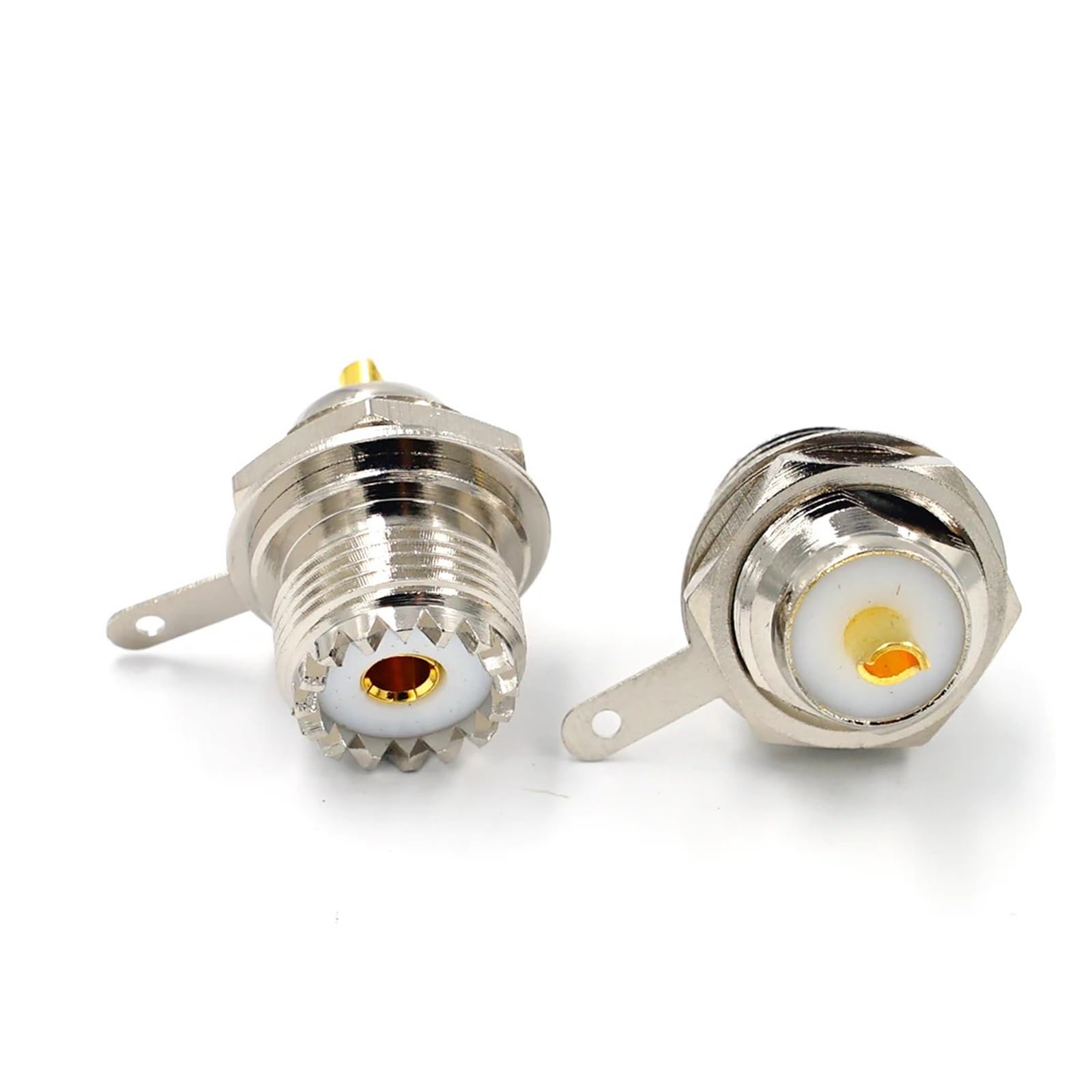 Connettore Per Saldatura Con Dado Jack Femmina UHF SO239 Da 10 Pezzi