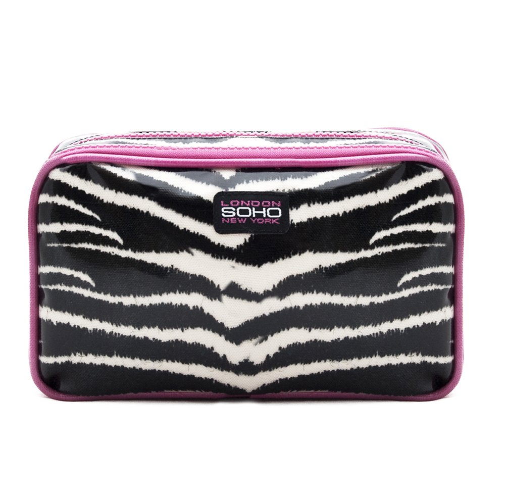 LONDON SOHO NEW YORK Love Fest Double Zip Cosmetics Organizer