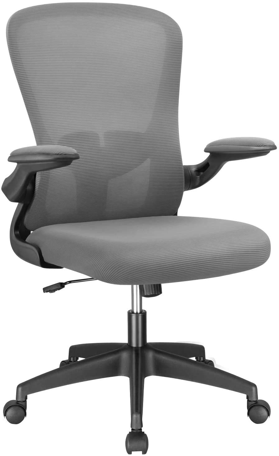 S-Shaped Ergonomic Chair Adjustable Height Office Chair Mid-Back Mesh Office Chair Ergonomic Compute