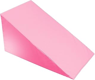 24â€ X 24â€ X 12â€ - Bed Wedge Cover â€“ Wedge Pillow Cover with Zipper - 100% Cotton Replacement Pillowcase for Bed Wedge - Universal Fit for Wedges Up to 27â€ Wide - 24â€ X 24â€ X 12â€ - Soft Pink