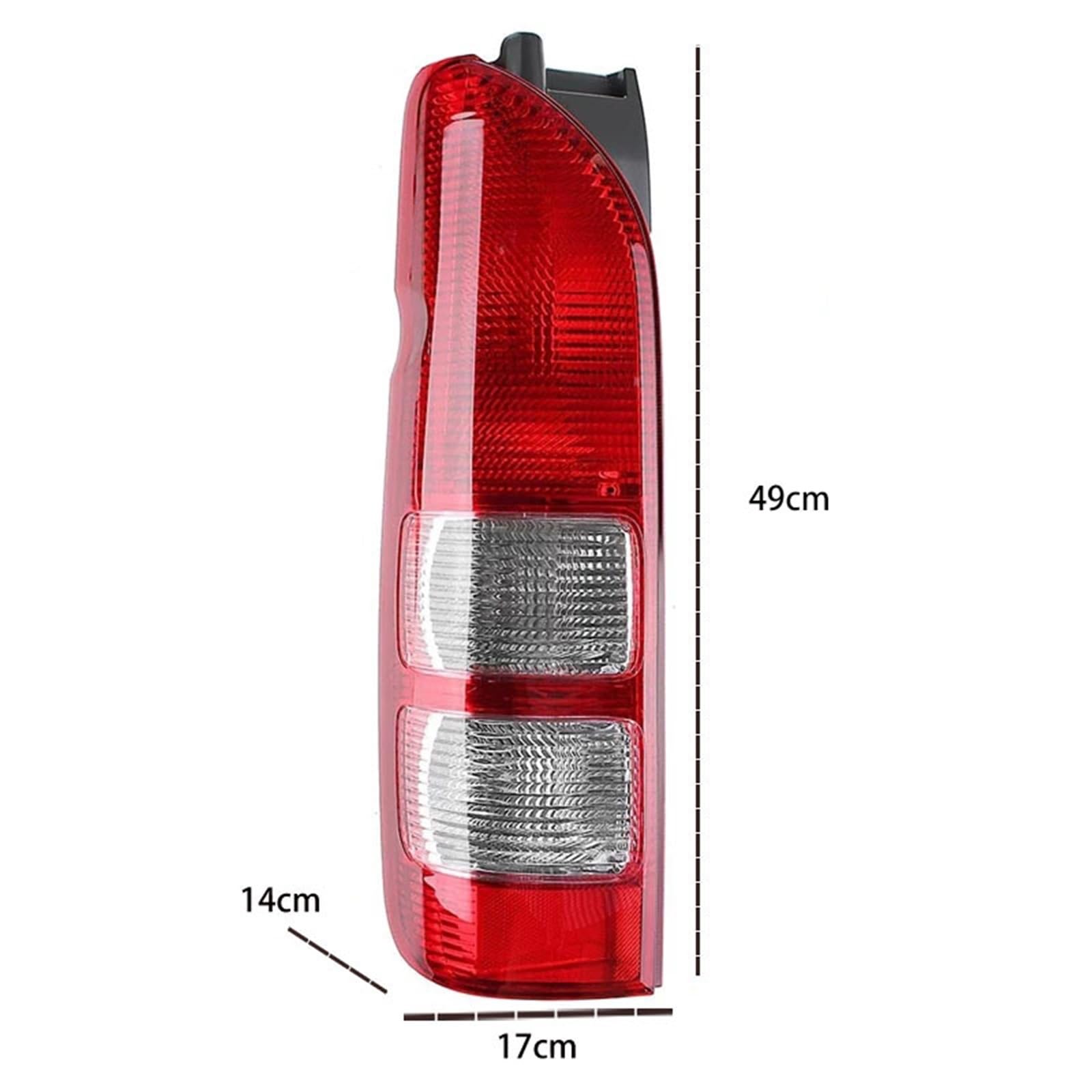Generico Auto Sinistra e Destra Fanale posteriore Lampada freno per luce di segnalazione Per Toyota per Hiace per HiAce per pendolari(Without Wire Right)