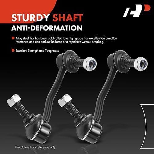 Miniatura 3 de A-Premium 2 eslabones de barra estabilizadora delantera, compatibles con Dodge Sprinter 2500/3500, Freightliner Sprinter 2500/4500, Sprinter 3500XD,
