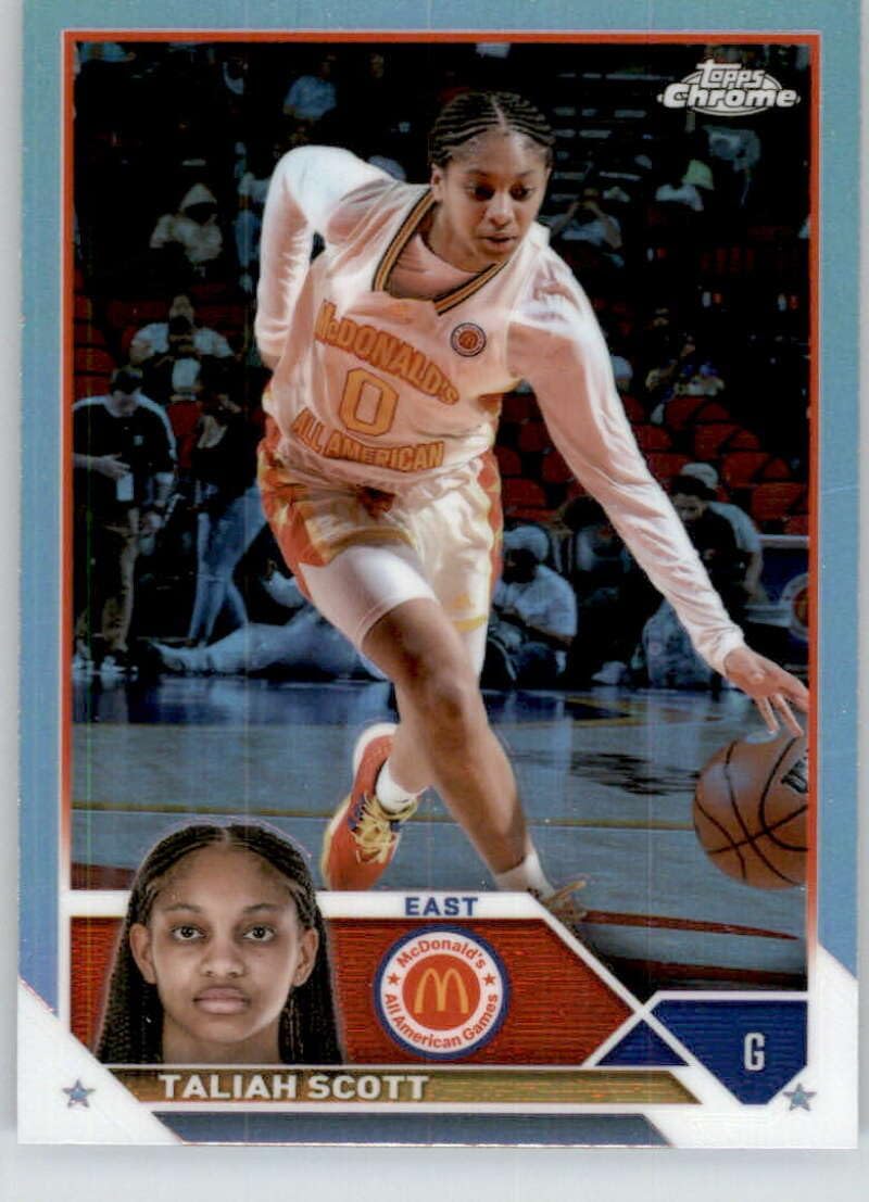 2023 Topps Chrome McDonald's All-American Refractor #35 Taliah Scott EAST Basketball Card in Raw (NM or Better) Condition
