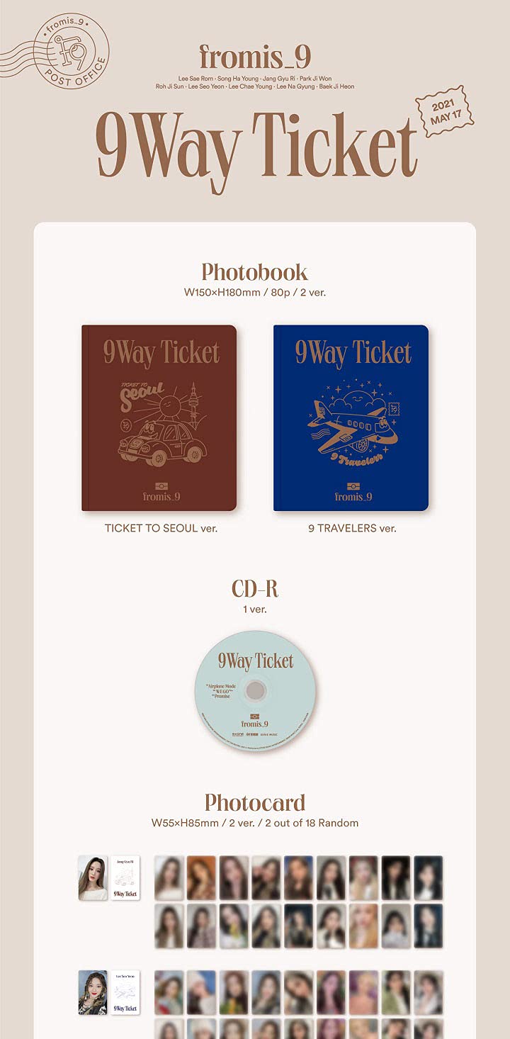 【J&Y SYSTEM公式アカウント】fromis_9 アルバム2点まとめ fromis_9 6thミニアルバム『From Our 20's』|K-POP・アジア