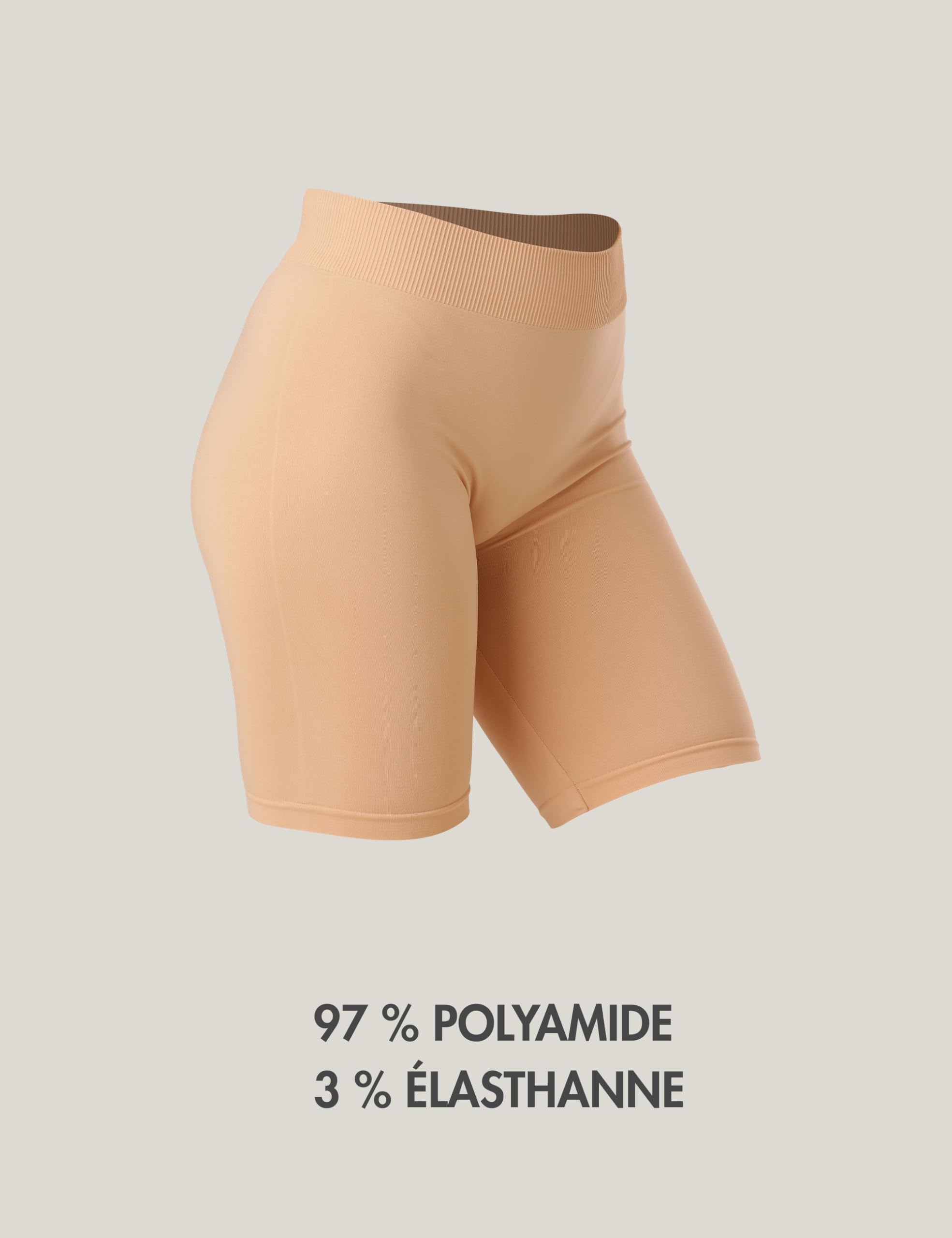 Lot de 3 Leggings Courts pour Femme, Short de Cyclisme, Sous-vêtement Basic Treasure