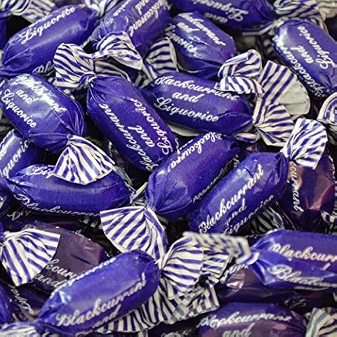 Refresh Your Old Memories With Traditional Retro Sweets From 60s (Kingsway Blackcurrant and Liquorice, 500g) Cover