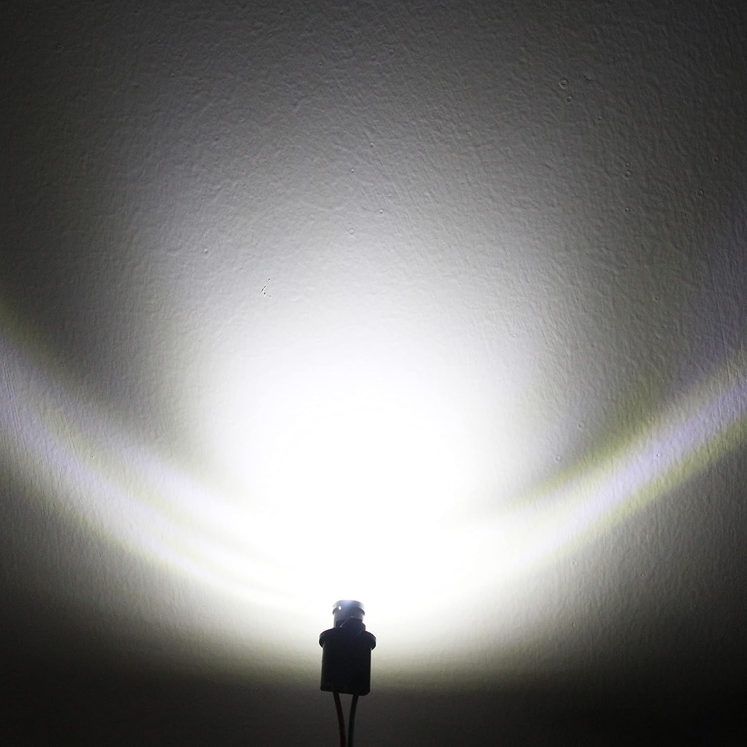 HOCOLO 10x T10 158 LED Bulb W5W 2825 168 192 194 T10 Wedge Light Bulbs 12V Cool White for Car Side Marker Lights Dome Map Door Courtesy License Plate 0.5W (10x T10 2-SMD)